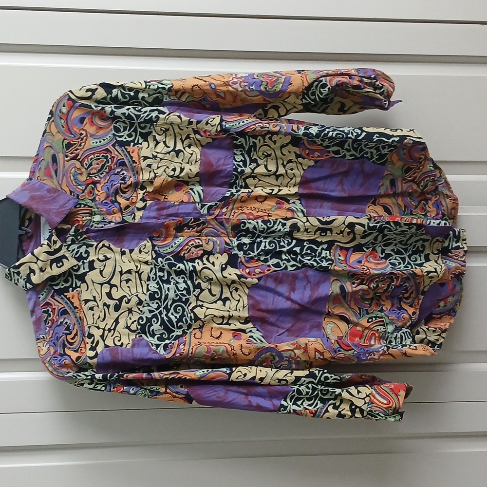 Vintage koala International clothing company size M colorful rayon womens funky